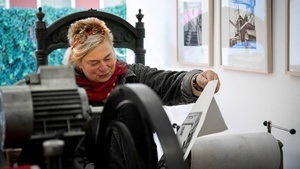 Drucken ohne Druck - Tiefdruck-Workshop
