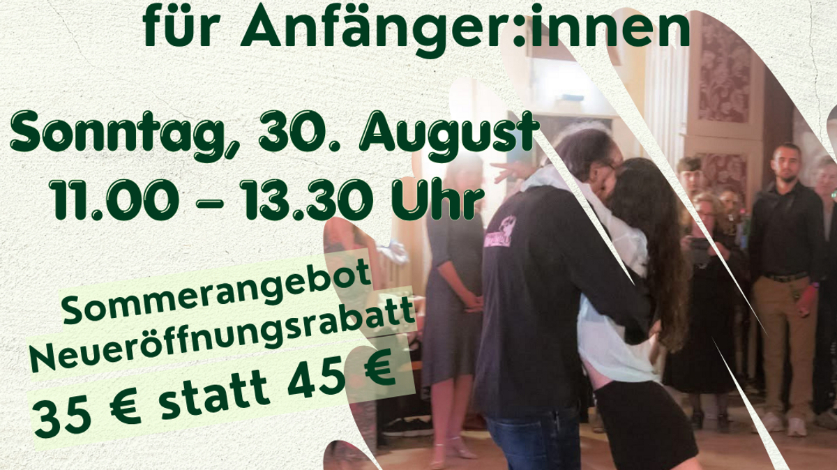 Tango Center Heidelberg: Sommertango – Tango-Einsteigerworkshop im Somerville