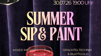 Summer Sip & Paint auf der Parkterrasse des Hilton Hotels Frankfurt