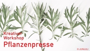 Kreativer Workshop Pflanzenpresse bei JUNIJULI