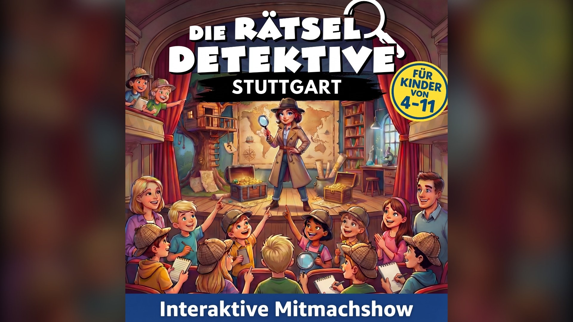 Die Rätseldetektive – Das große Mitmach-Abenteuer | Stuttgart