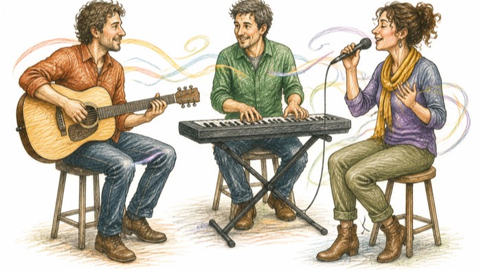 Musikwerkstatt im Steigerturm: Musikimprovisation