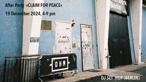 After Party "CLAIM FOR PEACE" by Kajika Aki at Tresor MegaFence