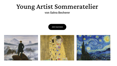 Young Artist Sommeratelier w/ Sarah Becherer