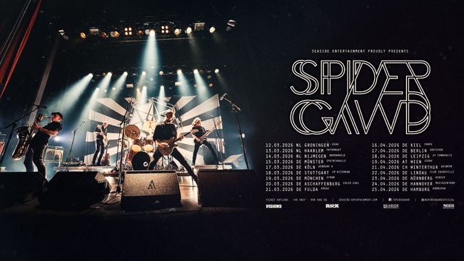 SPIDERGAWD - "European Album Tour 2026" + special Guest: Håndgemeng