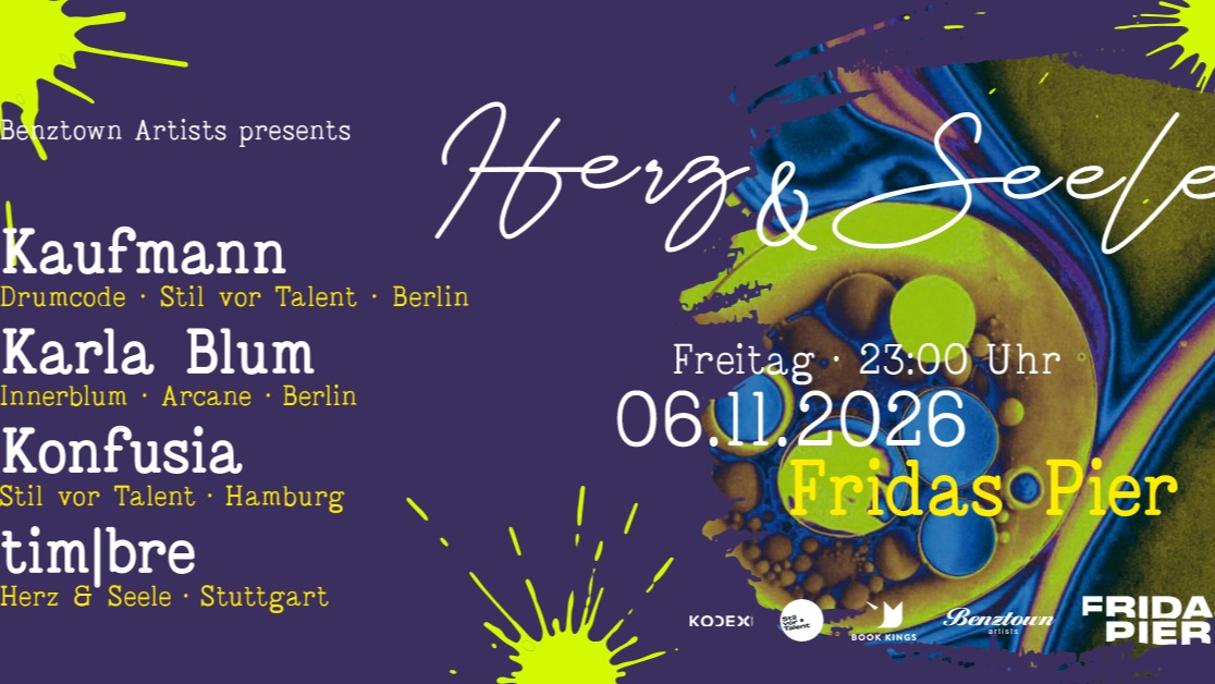 HERZ & SEELE w./ Kaufmann, Karla Blum, Konfusia, tim|bre