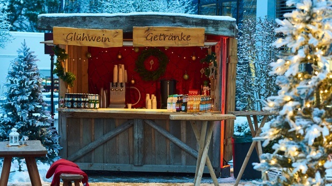 Winterdorf im Posthof des Deutschen Museums