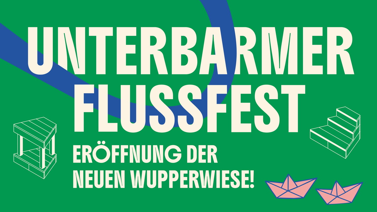 Titelbild der Veranstaltung Flussfest  an der Wupperwiese