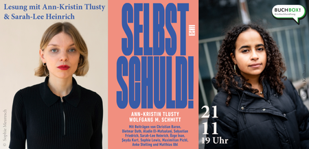 "Selbst schuld!": Lesung mit Ann-Kristin Tlusty und Sarah-Lee Heinrich