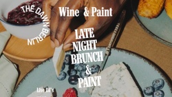 Wine & Paint Valentine’s & Galentine’s Day – Late Night Brunch Edition