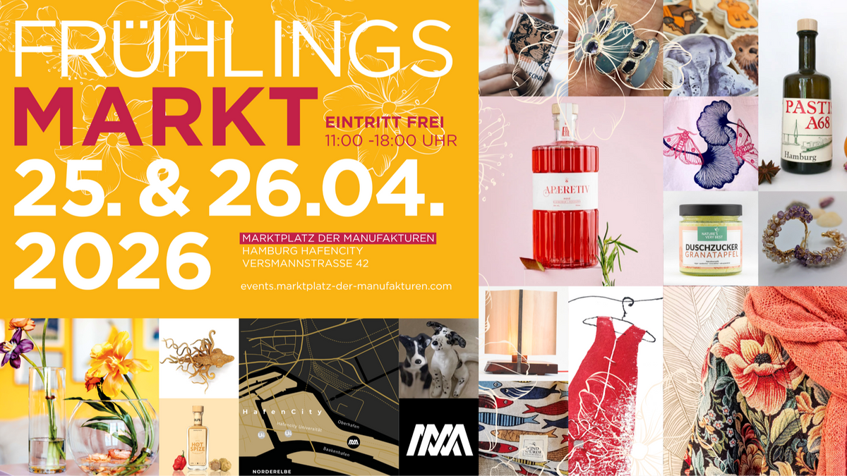 FrühlingsMarkt im Marktplatz der Manufakturen 25. & 26.4.2026