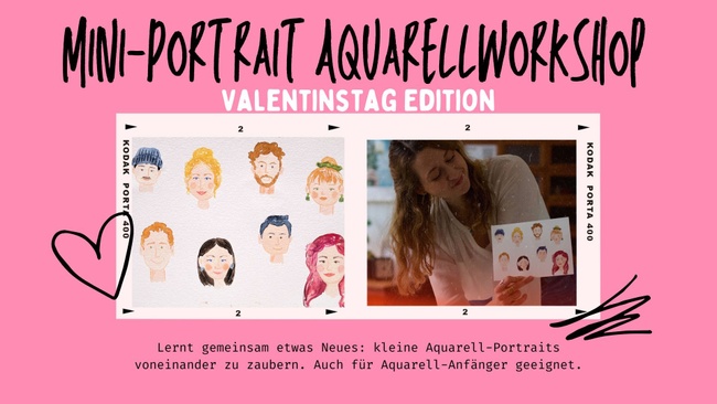 Mini-Aquarellportraits
