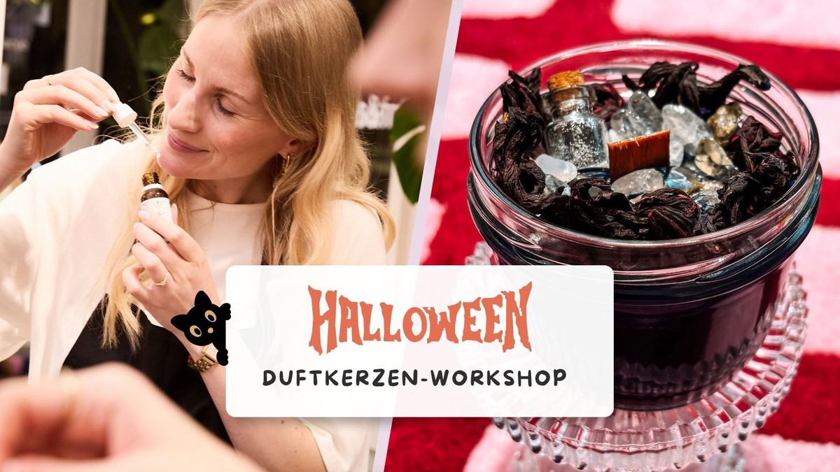 Titelbild der Veranstaltung Hello Halloween | Kerzen Workshop