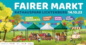 Fairer Markt im Rathauspark Lichtenberg