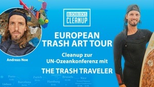 Cleanup am Rhein zur UN-Ozeankonferenz