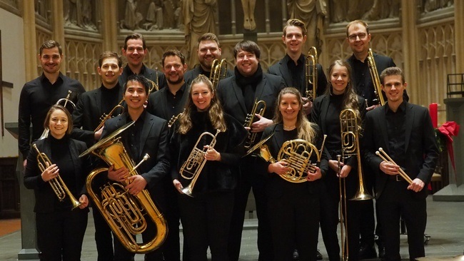 In the Brass Midwinter - Weihnachtskonzert von Prinzipal Brass in St. Martinus Greven