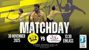 1. BC Beuel vs 1. BC Wipperfeld | 2. Badminton Bundesliga