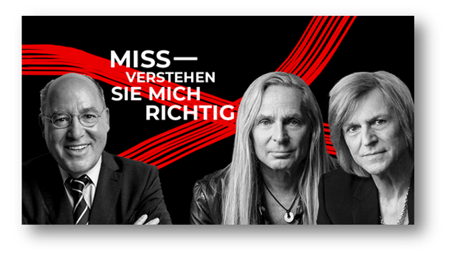 MISSVERSTEHEN SIE MICH RICHTIG Uwe Hassbecker & Ritchie Barton  zu Gast bei Gregor Gysi