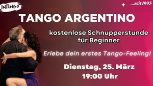 Kostenlose Tango Argentino Schnupperstunde