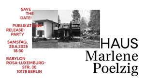 Buch-Release Haus Marlene Poelzig