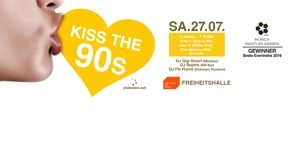 Kiss the 90s - Münchens größte 90er & 2000er Party I Freiheitshalle  SA.27.07. ab 21 Uhr!
