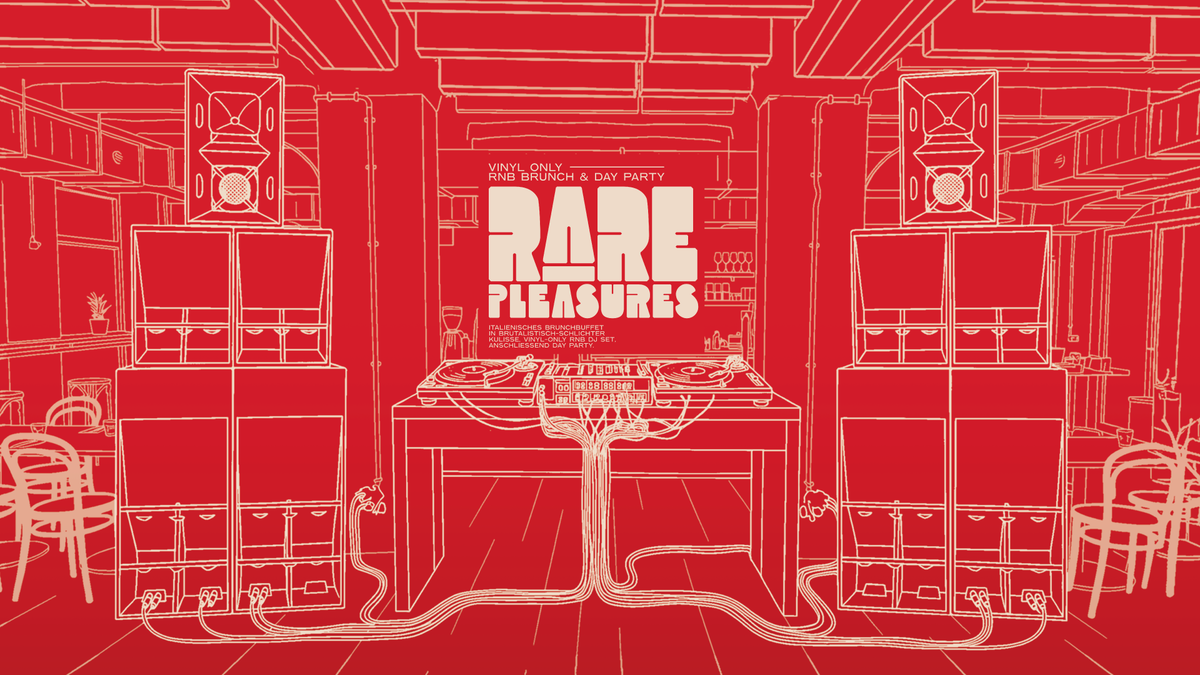Titelbild der Veranstaltung Rare pleasures | Vinyl only RnB Brunch & Day Party