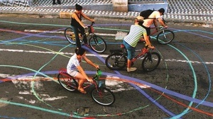Bike Parade - Burn Fat not Oil