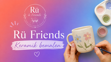 Keramik bemalen mit Rü Friends