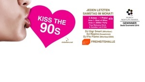 Kiss the 90s - Münchens größte 90er Party I 🎁 1x Vodka Bull Welcome ab 20 Uhr!