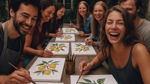🍋Zitronenliebe - Gelb malen , Sonne fühlen 🧑‍🎨