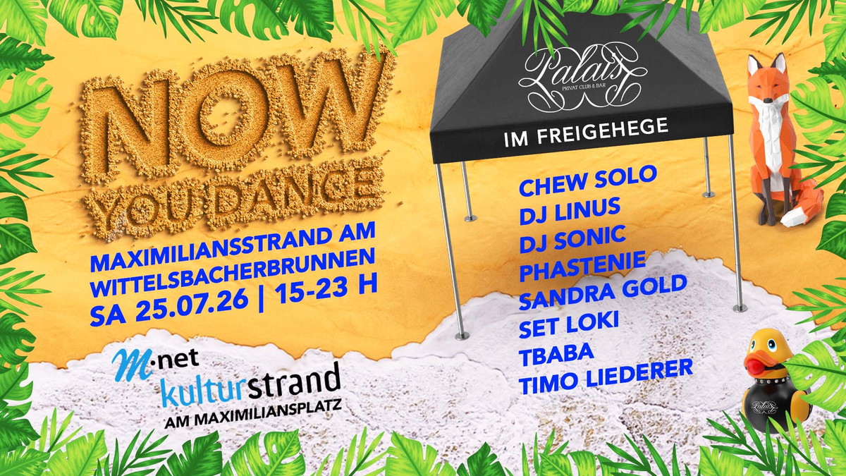 NOW YOU DANCE am Strand
