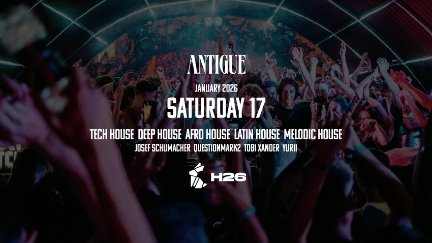 ANTIGUE BOILER ROOM x H26 COLOGNE x Afro House Tech House Deep House Latin House Melodic House
