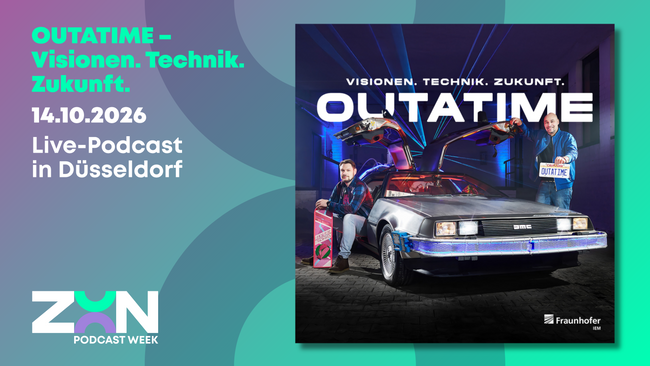 OUTATIME – Visionen. Technik. Zukunft. - Live-Podcast - ZOON PODCAST WEEK