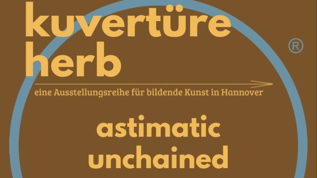 Livepainting mit Astrid Böckermann zur Ausstellung "astimatic unchained" x kuvertüre herb