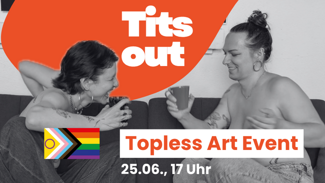 Tits out - Topless Art Event