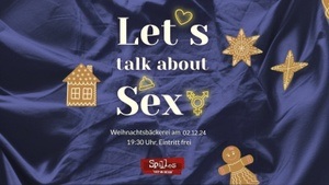 Weihnachtsbäckerei im Let's talk about sex-Café