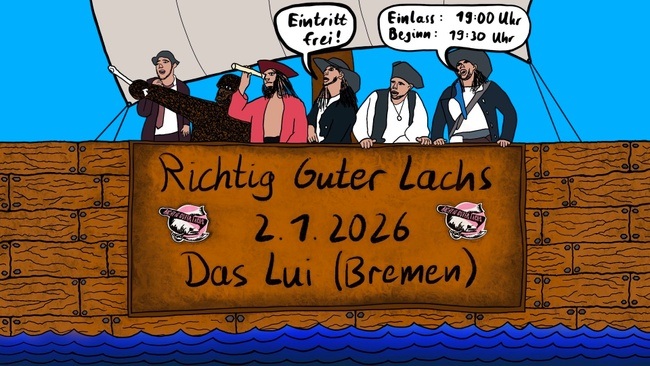 Richtig Guter Lachs entert das Lui Live • Nordischer Metal, Punk und jede Menge Beute!