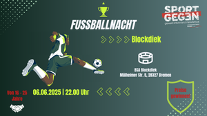 Fußballnacht Preisturnier Blockdiek