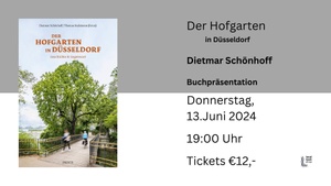 "Der Hofgarten in Düsseldorf. Geschichte und Gegenwart" – Buchpräsentation