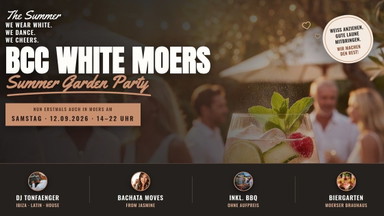 BCC White Summer Garden Party Moerser Brauhaus - BBQ DJ Tonfaenger Bachata by Jasmine