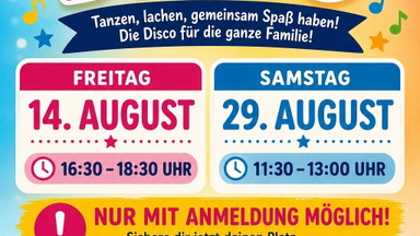 FamilienDisco im FamilyBeach