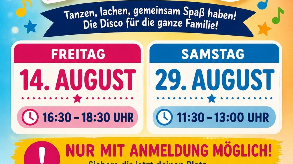 FamilienDisco im FamilyBeach