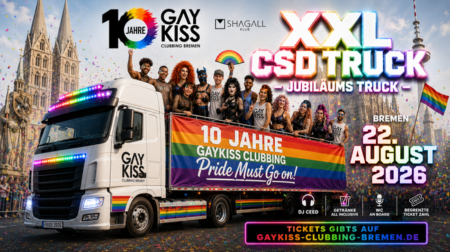 GAYKISS XXL TRUCK - CSD BREMEN 2026