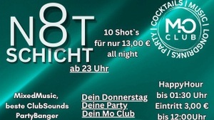 N8T SCHICHT - Mo Club Augsburg