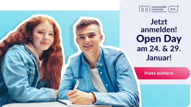 Triff uns beim Open Day am 29. Januar