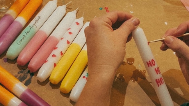 🎨 Creative Candles - Gestalte deine individuellen Kerzen mit Dip-Dye, Kerzenstiften & weiteren Techniken 🕯