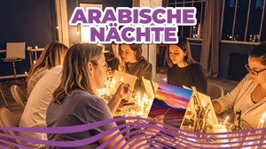 Malkurs - Arabische Nächte / Sand und Spachtelmasse
