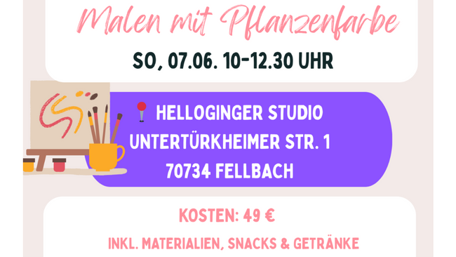 Malen mit Pflanzenfarben