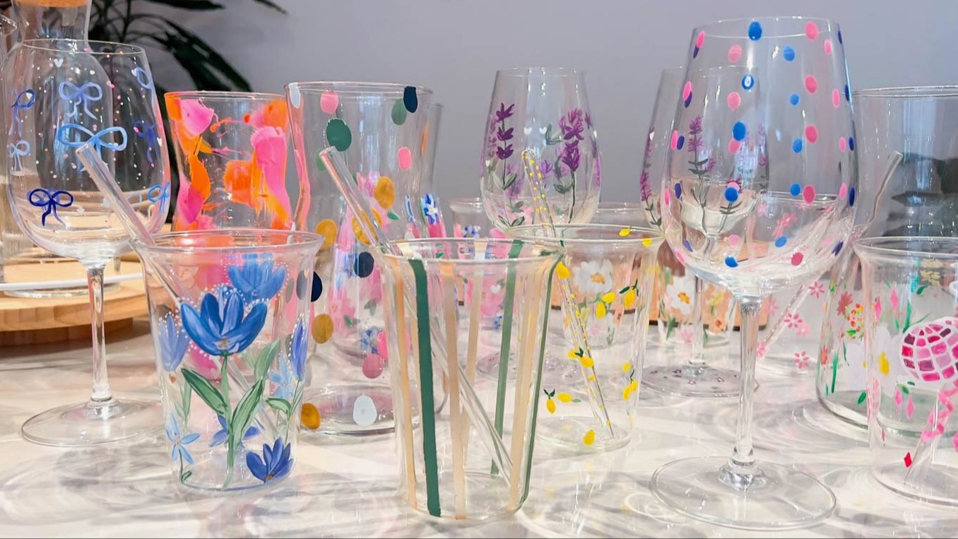 Glas bemalen