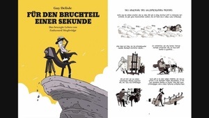 Lesung: GUY DELISLE »FÜR DEN BRUCHTEIL EINER SEKUNDE«